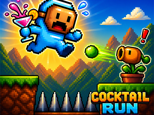 Play Cocktail Run Online | Free Pixel Platform Runner